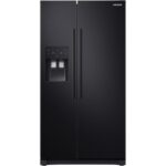 Réfrigérateur américain-501 L (357 + 144 L)-Froid ventilé-A+-L 91,2 x H 178,9 cm-Noir   SAMSUNG RS50N3503BC-
