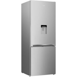 Réfrigérateur combiné-460 L (336 + 124 L)-Froid statique-A+-L 70 x H 192 cm-Silver  BEKO CRCSE460K20DS-