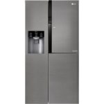 Réfrigérateur congélateur US Eau'tonome - 591L (394+197) - Froid ventilé - A+ - L91,2cm x H179cm - Inox - LG GSJ361DIDV