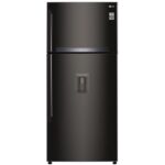 Réfrigerateur congélateur 2 portes LG - GTF7850BL - 509L (379L + 130L) - NO FROST - A++ - L78cm x H180cm - Noir