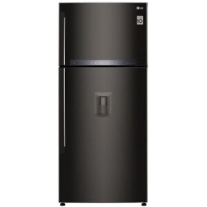 Réfrigerateur congélateur 2 portes LG - GTF7850BL - 509L (379L + 130L) - NO FROST - A++ - L78cm x H180cm - Noir