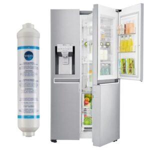 REFRIGERATEUR FRIGO AMERICAIN US 3 Portes inox 601L A++ Froid ventilé No Frost Distributeur d'eau  LG