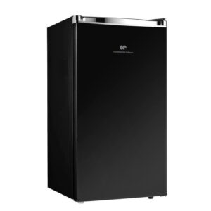 Réfrigérateur table top avec freezer - 90 L - Froid statique - A+ - L 44,5 x H 83,1 cm - Noir   CONTINENTAL EDISON CERTT91B8