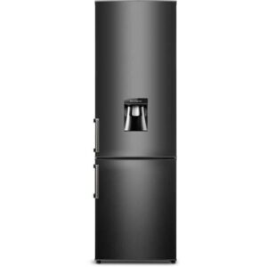 Réfrigérateur combiné - 262L (196L + 66L) - Froid statique - A+ - L 55 x H 180 cm - Noir    CONTINENTAL EDISON CEFC262DB -