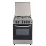 Cuisinière table mixte gaz / électrique-4 foyers-Four convection naturelle-65 L-A-L 60 x H 85cm – Inox