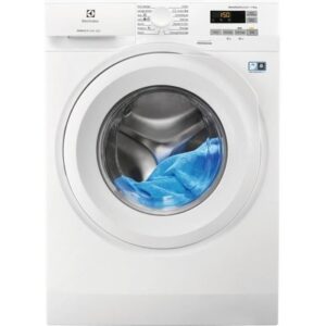 Lave linge frontal – 9 kg – 1400 trs / min – A+++ – Blanc – Moteur induction inverter  ELECTROLUX EW6F5941EP