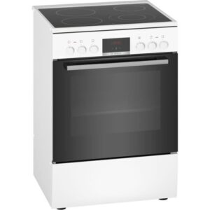 Cuisinière électrique 66l 4 feux blanc – hkr39i120  Bosch