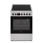 Cuisinière vitrocéramique CONTINENTAL EDISON CECV50FCS - 4 feux - L49.5 x H82.7 xP58 cm- Silver